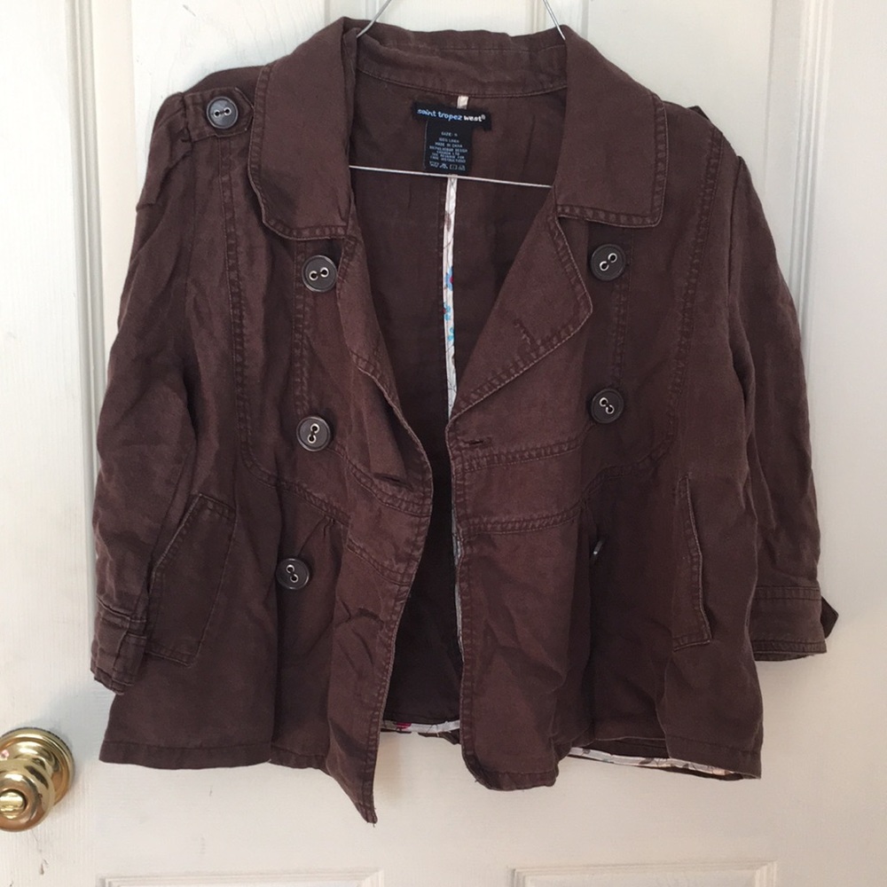 Brown Lenin jacket